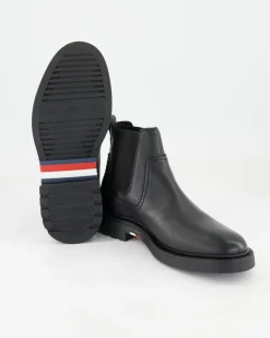 Hilfiger Comfort LWT LTH Chelsea Boots in Schwarz