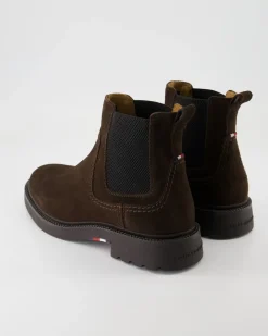 Hilfiger Comfort LWT Suede Chelsea Boots in Braun