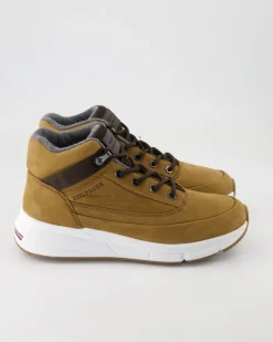 Hilfiger Warm Nubuck Hybrid Schnürstiefel in Braun