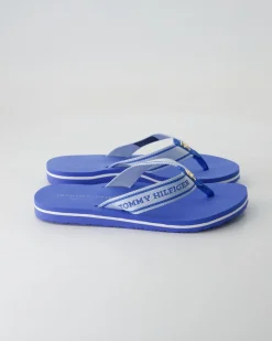 HILFIGER WEBBING BEACH SANDAL Zehentrenner in Blau