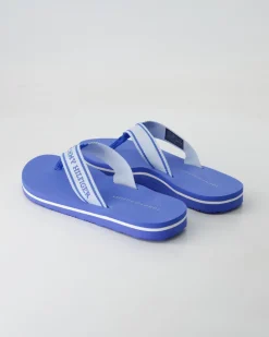 HILFIGER WEBBING BEACH SANDAL Zehentrenner in Blau