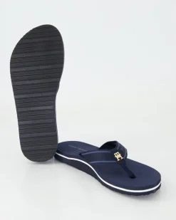 HILFIGER WEBBING BEACH SANDAL Zehentrenner in Blau