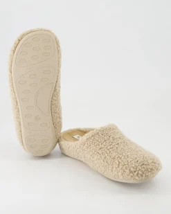 Home-Slipper Hausschuhe in Beige