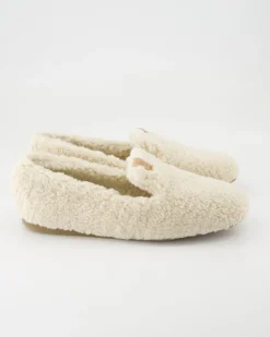 Home-Slipper Hausschuhe in Beige