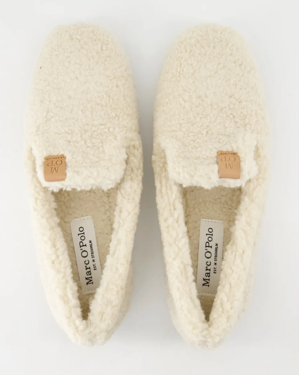 Home-Slipper Hausschuhe in Beige