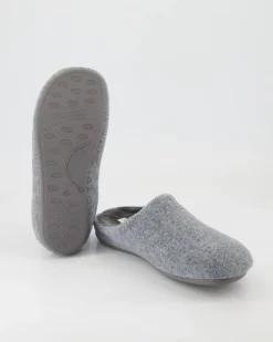 Home-Slipper Hausschuhe in Grau