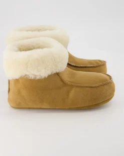 Hüttenpatschen Kids Hausschuhe in Braun