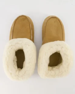 Hüttenpatschen Kids Hausschuhe in Braun