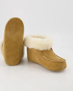 Hüttenpatschen Kids Hausschuhe in Braun