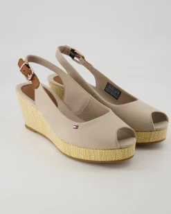 Iconic Elba Sling Back Sandalen in Grau