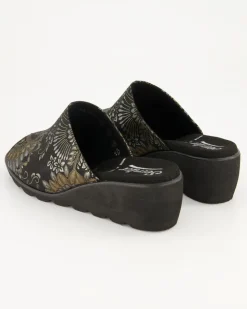 Inka Pantoletten in Schwarz