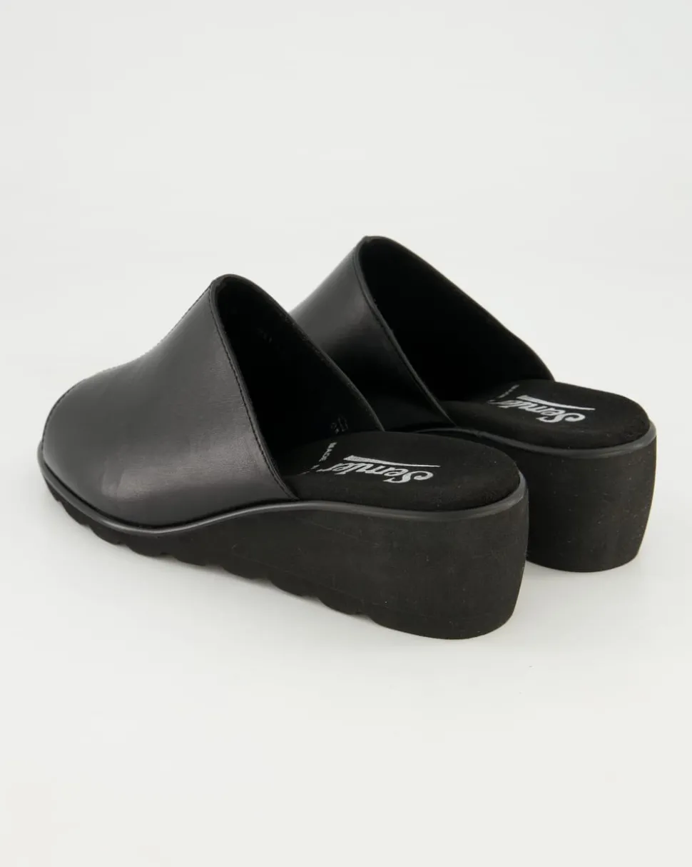 Inka Pantoletten in Schwarz