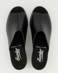 Inka Pantoletten in Schwarz