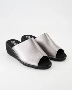 Inka Pantoletten in Silber