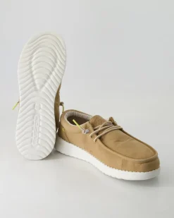 Jack stone washed canvas Slipper in Braun