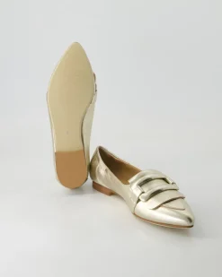 Jeanine 02 Ballerinas in Gold