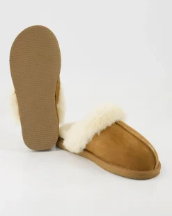 Jessica Hausschuhe in Braun