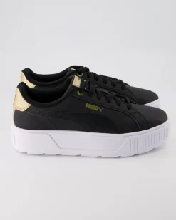 Karmen Distressed Sneaker in Schwarz