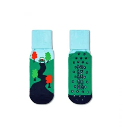 Kids Antislip 2-Pack Into The Socken in Mehrfarbig