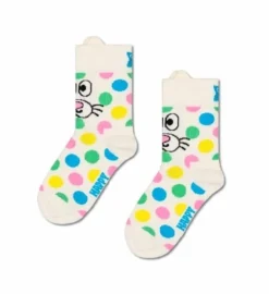 Kids Dotted Bunny Sock Socken in Mehrfarbig