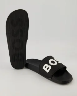 Kirk_Slid Pantoletten in Schwarz