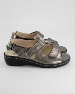 Kräuterschuhe Pantoletten in Silber