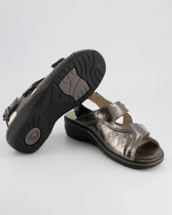 Kräuterschuhe Pantoletten in Silber