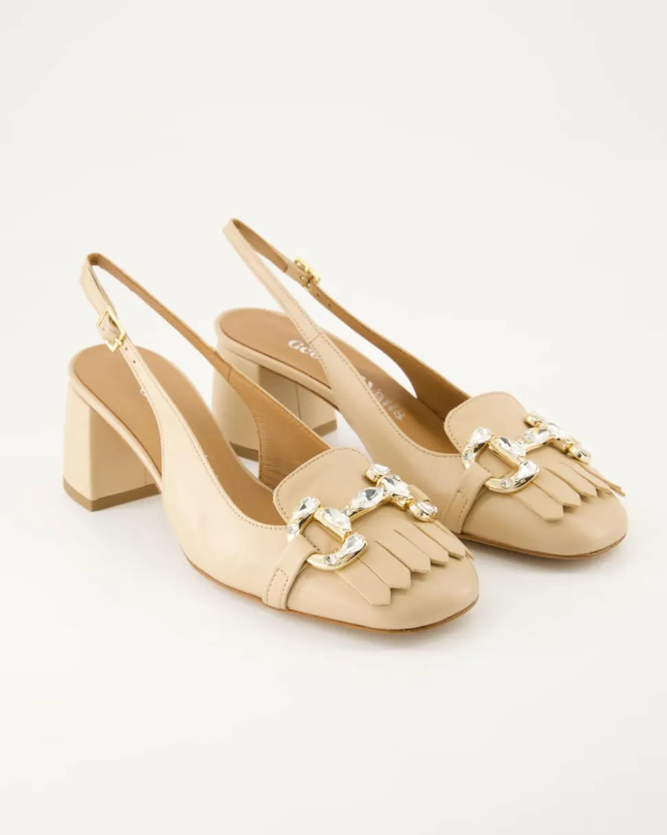 L6002 Slingpumps in Beige