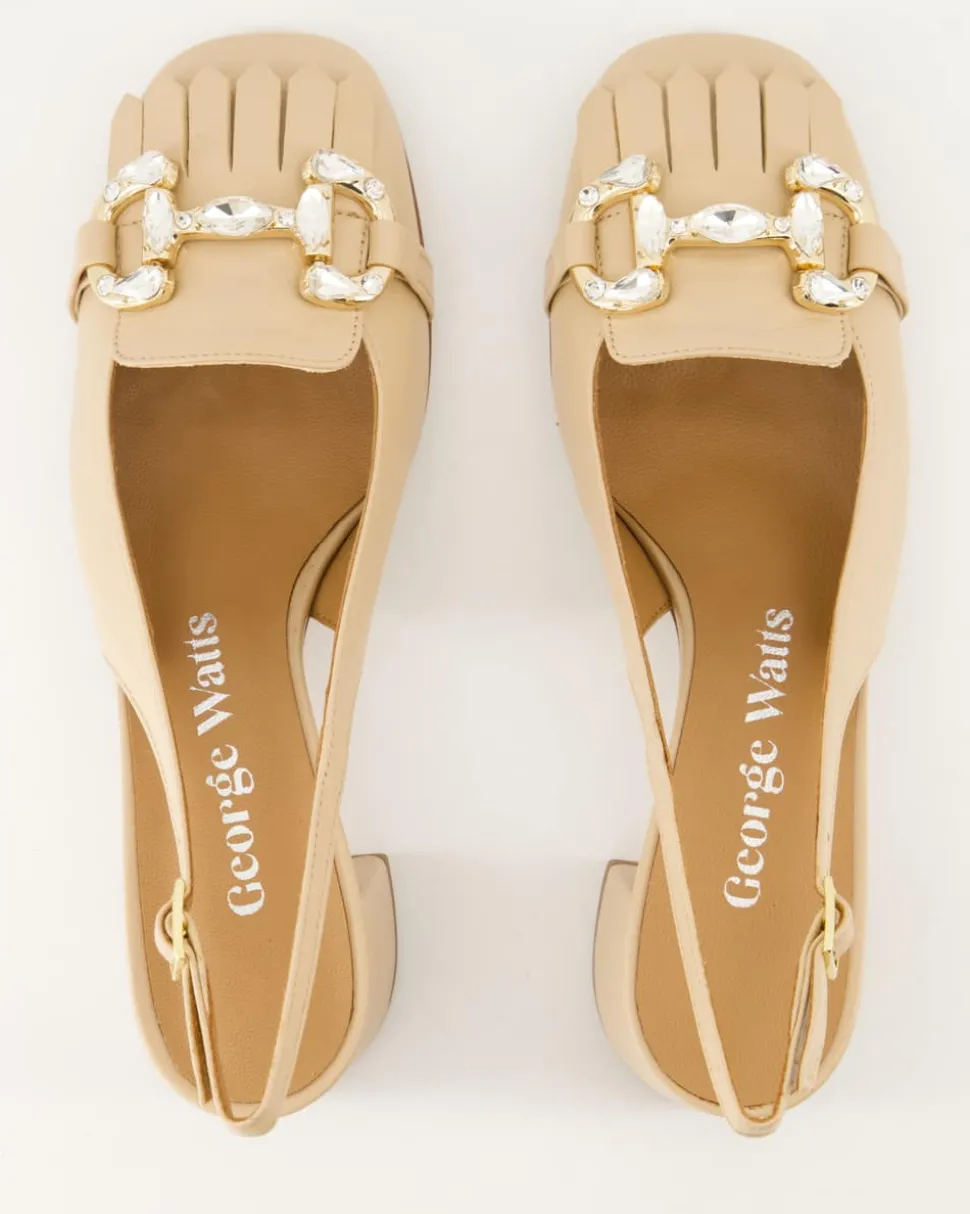 L6002 Slingpumps in Beige