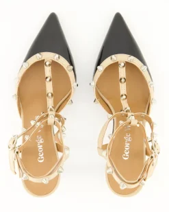 L5110 Slingpumps in Schwarz