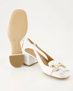 L6002 Slingpumps in Weiß