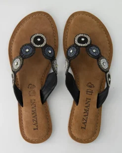 LA75451 Zehentrenner in Schwarz