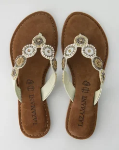 LA75451 Zehentrenner in Weiß