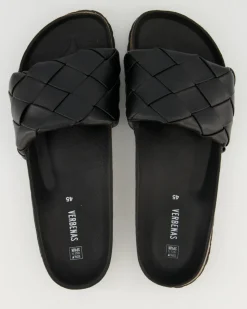 LAKE Pantoletten in Schwarz