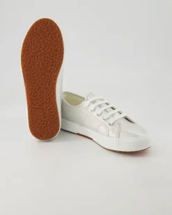 2750-Lame Schnürschuhe in Silber