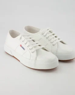 2750-Lame Schnürschuhe in Weiß