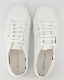 2750-Lame Schnürschuhe in Weiß