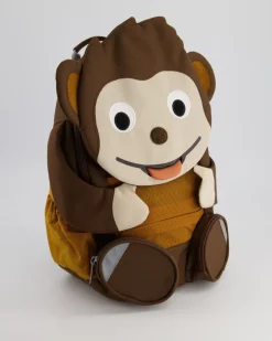 Large Friend Affe Rucksack in Braun