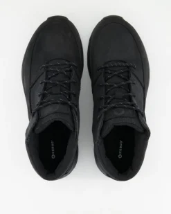 Larvik Hemp Biosole Wanderschuhe in Schwarz