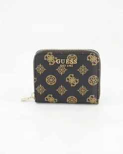 Laurel SLG Small Zip Around Portemonnaie in Braun