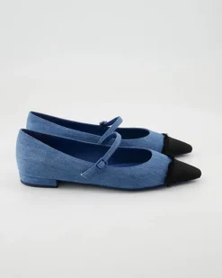 LAURO Ballerinas in Blau