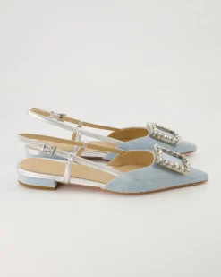 Lavanda Slingpumps in Blau