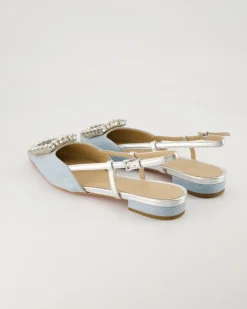 Lavanda Slingpumps in Blau