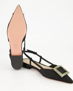 Lavanda Slingpumps in Schwarz