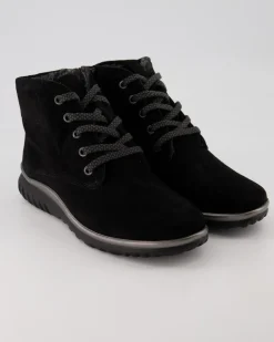 Lena Schnürstiefel in Schwarz