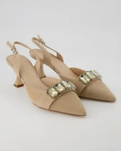 Lia Slingpumps in Beige