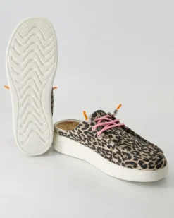 Lily capri leo Pantoletten in Braun