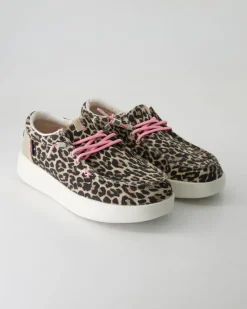 Lily leo beige Slipper in Braun