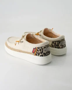 Lily linen sand Slipper in Beige