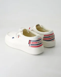 Lily washed Slipper in Weiß